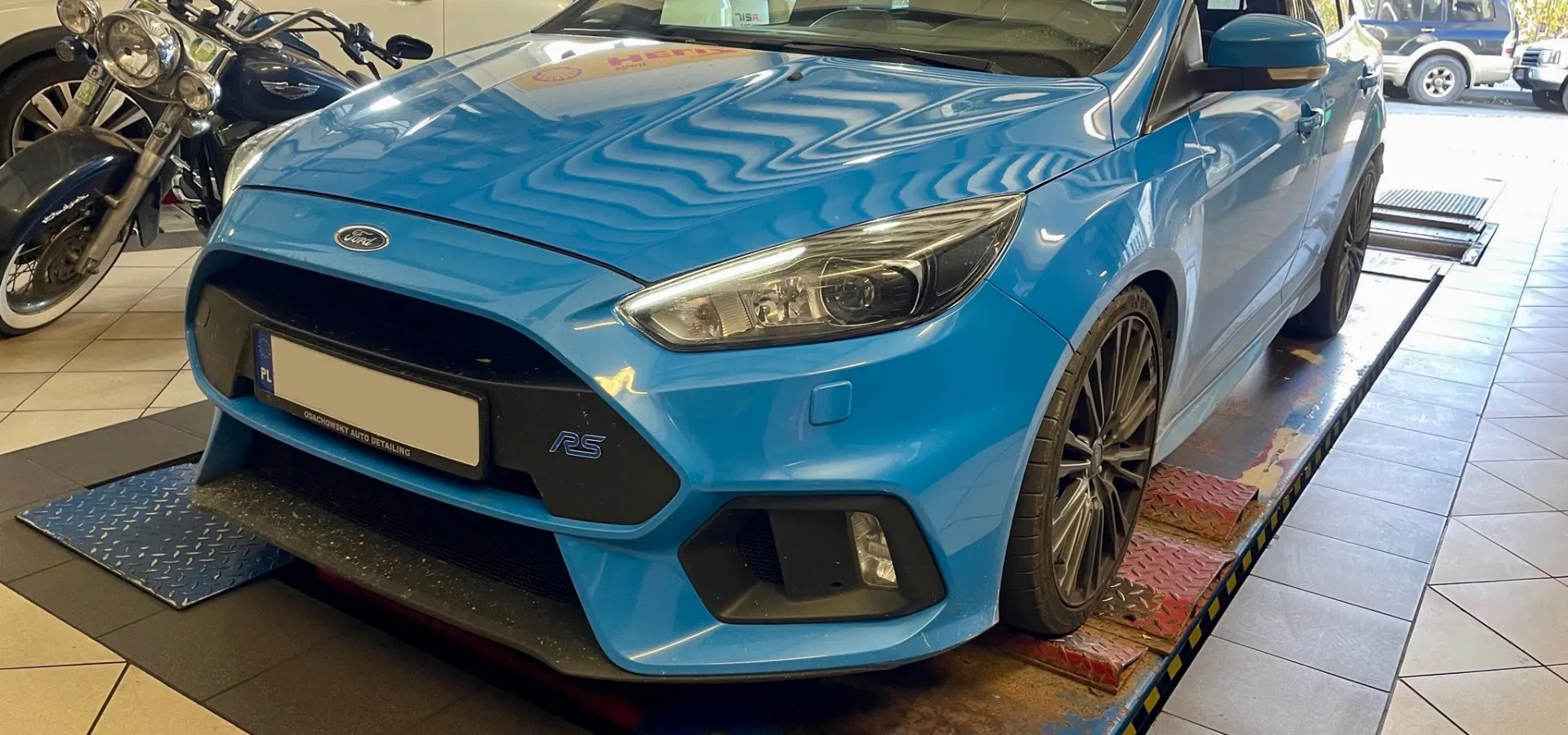 Ford Focus mk3 na stacji kontroli pojazdów