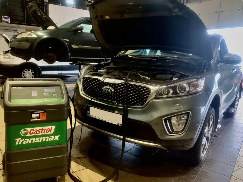 Dynamiczna wymiana oleju w skrzyni automatycznej Kia