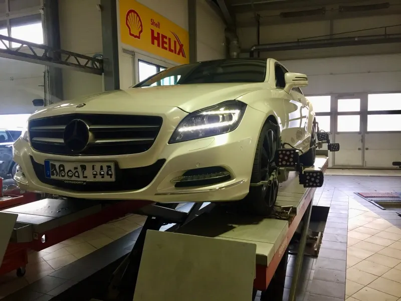 Geometria kół 3D Mercedes CLS